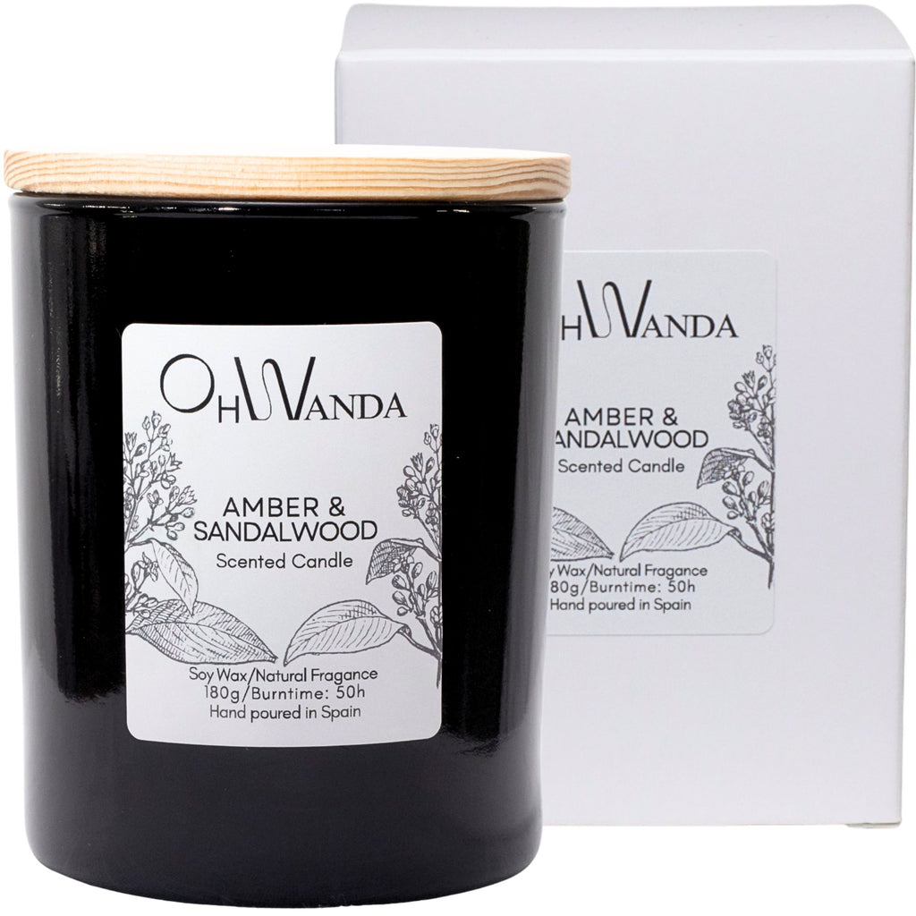 Duftlys Ohwanda Amber & Sandalwood 180g
